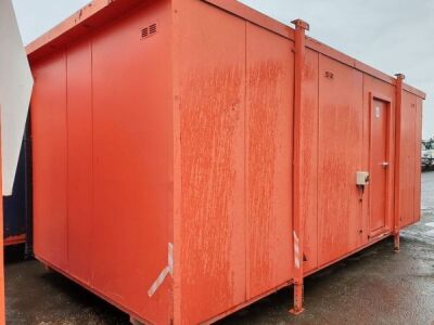 16' x 10' Jack Leg Toilet Block - 2