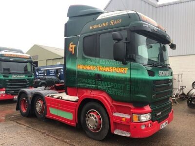 2014 Scania R450 6x2 Midlift Tractor Unit