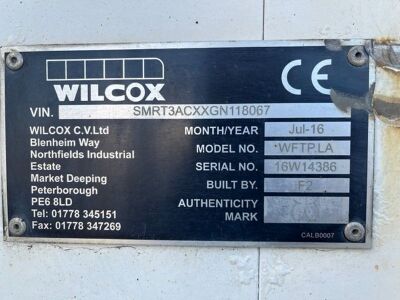 2016 Wilcox Triaxle Walking Floor Trailer - 8