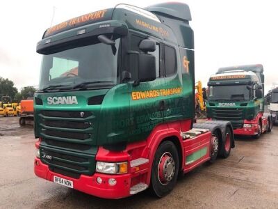 2014 Scania R450 6x2 Midlift Tractor Unit - 2