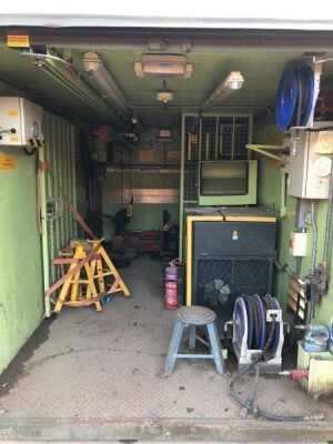 20ft Container c/w Generator + Full Tyre Workshop  - 14