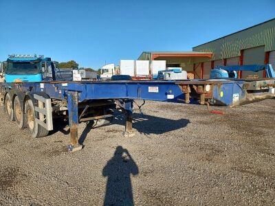 2009 Montracon Triaxle Sliding Skeletal Trailer - 3