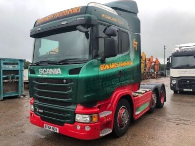 2014 Scania R450 6x2 Midlift Tractor Unit - 2