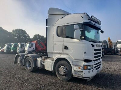 2014 Scania R450 6x2 Rear Lift Tractor Unit