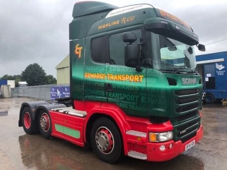 2014 Scania R450 6x2 Midlift Tractor Unit