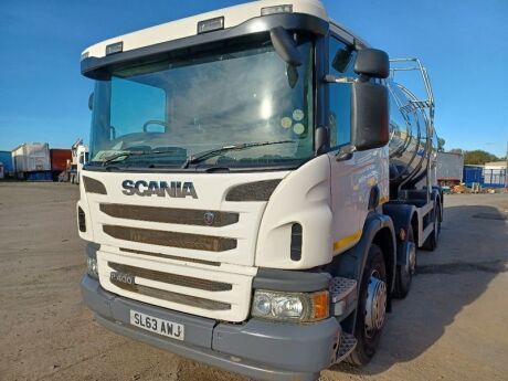 2013 Scania P400 8x2 Rear Lift Tanker