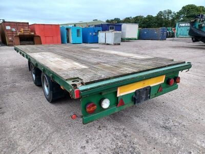 1994 M&G Tandem Axle Drawbar Flat Trailer - 4