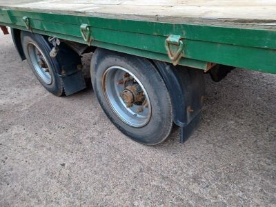 1994 M&G Tandem Axle Drawbar Flat Trailer - 5