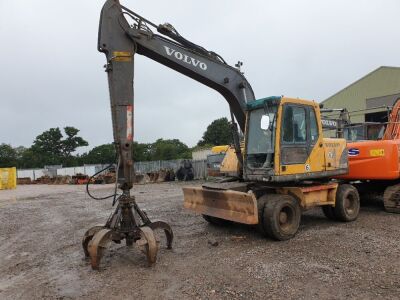 2005 Volvo EW140B Wheeled Excavator