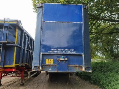 2001 M&G Boalloy 13.6m Triaxle Curtainsider - 2