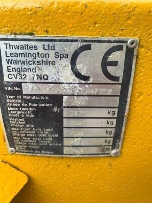 2004 Thwaites 3 Ton Straight Tip Dumper - 6