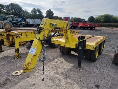 1984 Tandem Axle Drawbar Skip Trailer