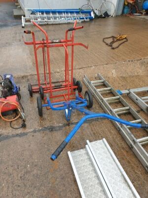 3 x Gas Bottle Trolleys - 2