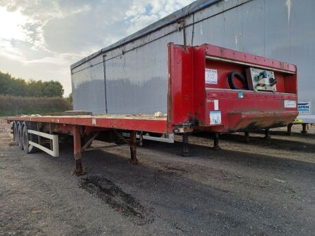 2008 Cartwright Triaxle Flat Trailer 