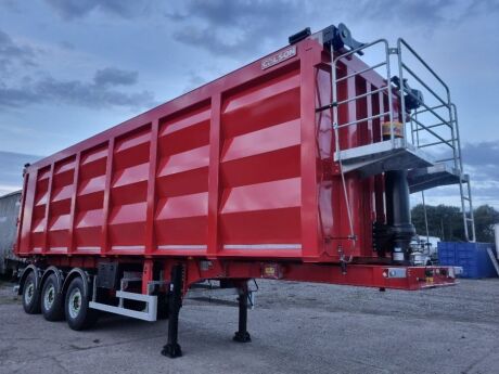 New & Unused 2022 Colson 80yrd Triaxle Scrap Spec Tipping Trailer