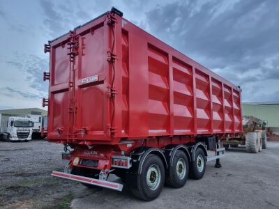 New & Unused 2022 Colson 80yrd Triaxle Scrap Spec Tipping Trailer - 10