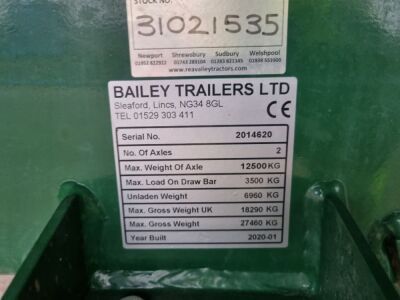 2020 Bailey CT20 Contract Tipping Trailer - 14