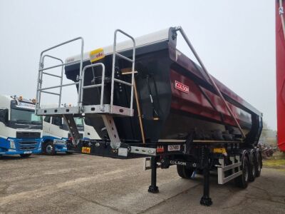 2022 X-Demo Colson Triaxle Half Pipe Tipping Trailer