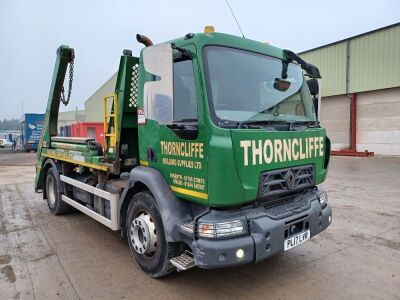 2017 Renault D18 4x2 18 tonne Skip Loader