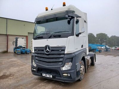 2016 Mercedes Actros 2448 6x2 Mini Midlift Tractor Unit