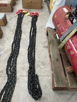 2x5m Double Hook 8mm Chain