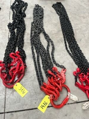 4 Leg 2.5m Lifting Chain, Safety Hooks