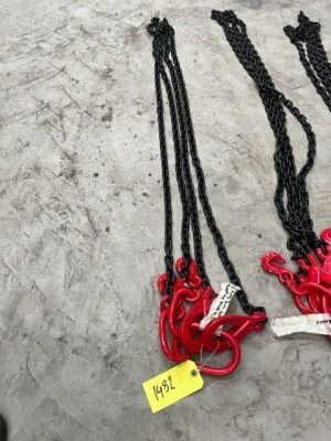 2 Leg 3m Lifting Chain, Safety Hooks