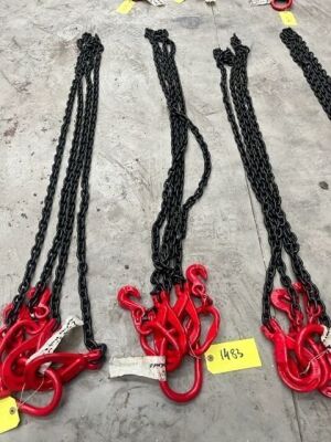 2 Leg 3m Lifting Chain, Safety Hooks