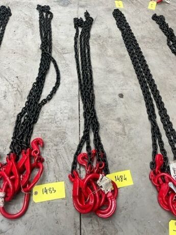 2 Leg 3m Lifting Chain, Safety Hooks