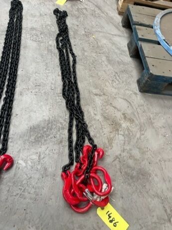 2 Leg 3m Lifting Chain, Sling Hooks