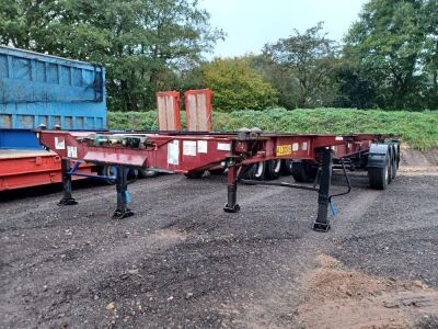 2007 Montracon Triaxle Sliding Skeletal Trailer