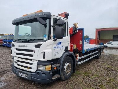 2006 Scania P270 4x2 Crane Flat