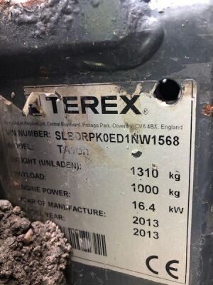 2013 Terex 1 ton Hi Tip Dumper - 16