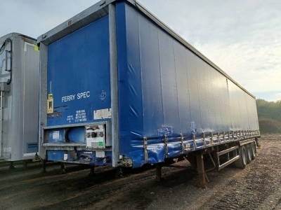 2007 SDC Lawrance David Body Curtainside Ferry Spec Triaxle Trailer  - 2