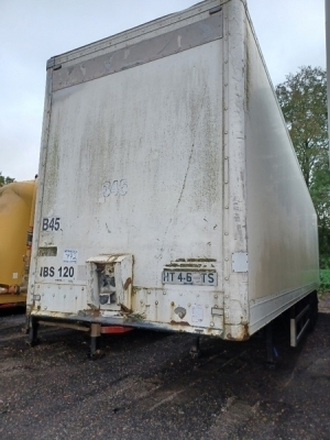 2001 Cartwight Triaxle 13.6m Box Van Trailer - 2