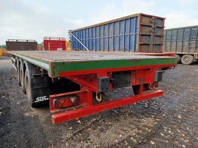 2016 SDC Triaxle Flat Trailer  - 3