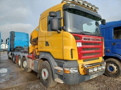 2007 Scania R480 6x2 Midlift Hiab Tractor Unit