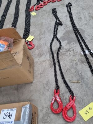 2x3m Double Hook 8mm Chain