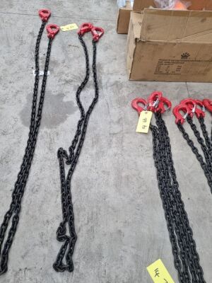 2x3m Double Hook 8mm Chain - 2