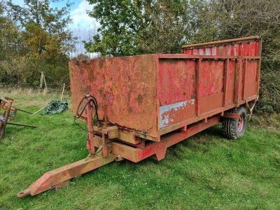 Single Axle Drawbar Tipping Trailer