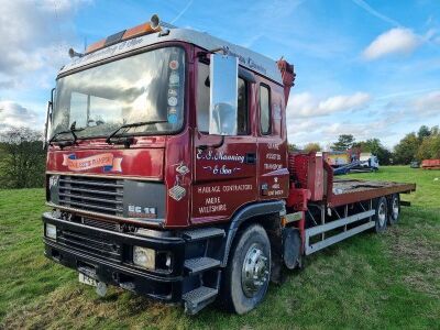 1997 ERF EC11 6x2 Crane Flat