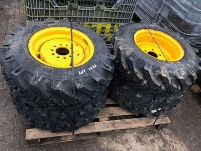 4 x Plant Wheels & Tyres