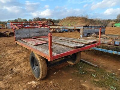 Single Axle Drawbar Flat Trailer - 3