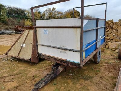 10ft Single Axle Drawbar Tipping Trailer