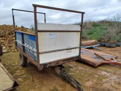 10ft Single Axle Drawbar Tipping Trailer - 2