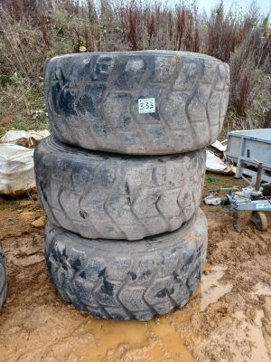 6 x Dump Truck Wheels and Tyres - 2