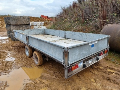 Ifor Williams LM146 3500kg Tandem Axle Dropside Flat Trailer - 3