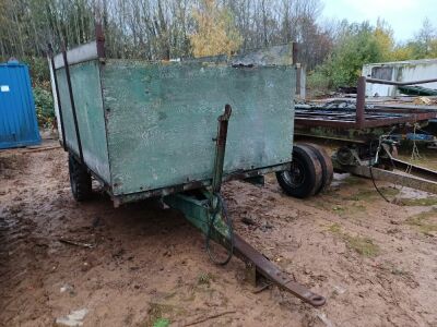 Single Axle Drawbar Tipping Trailer