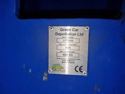 2020 Green Car Depollution 4500kg Vehicle Stand - 9