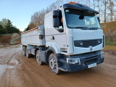 2014 Renault Premium Lander 380 8x4 Alloy Insulated Tipper